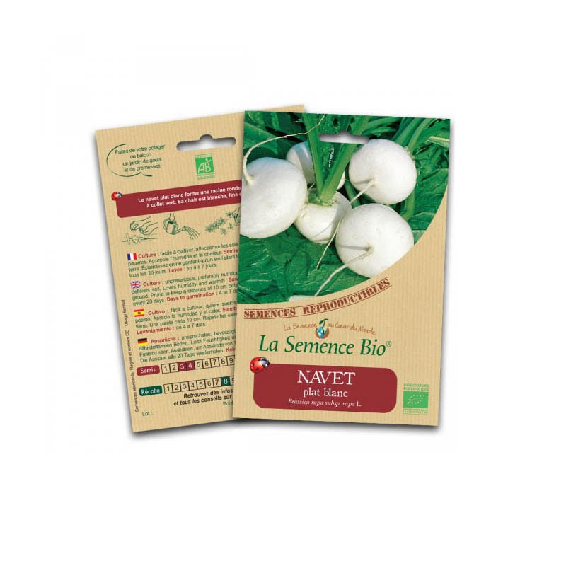 Biologisch zaad - Witte platte raap