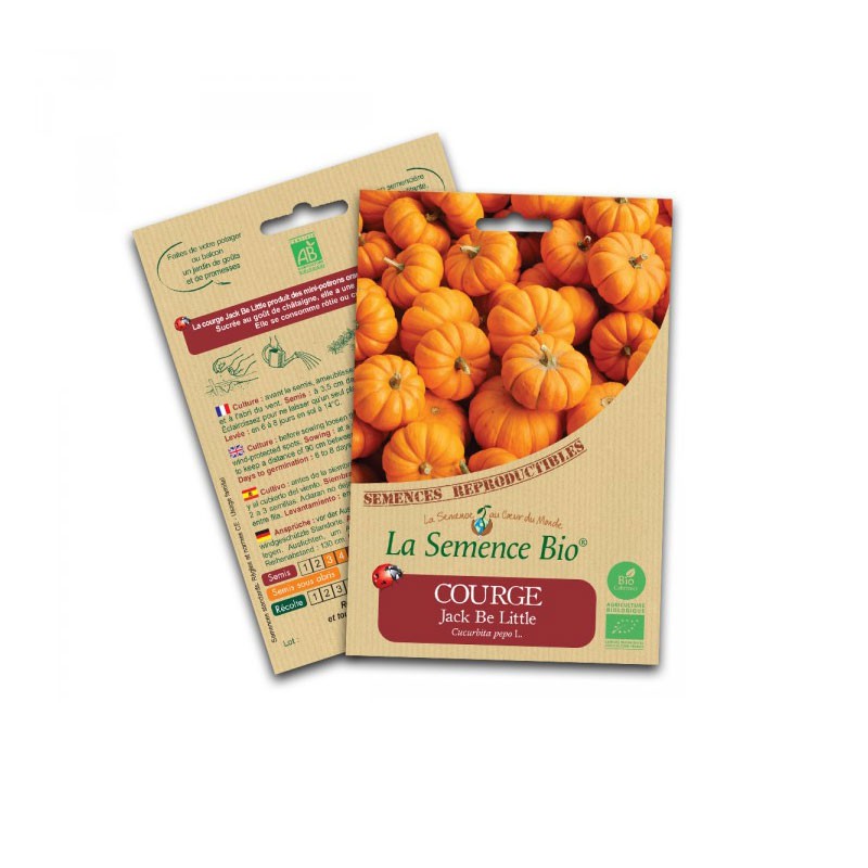 Biologisch zaad - Pompoen jack be little