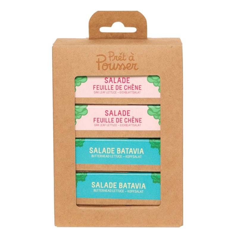 Prêt à pousser - Juego de 4 ensaladas