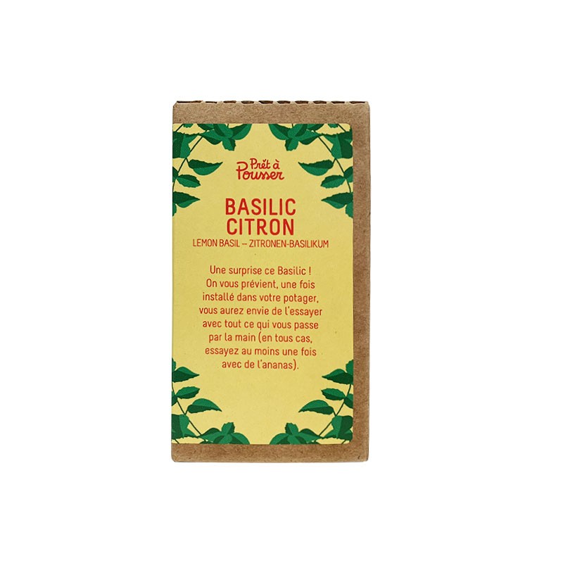 Prêt à pousser - Capsule de basilic citron