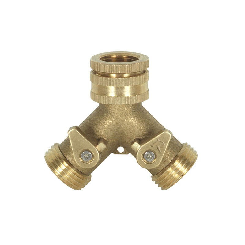 Ribiland - Naso selettore in ottone con valvola di arresto 20x27mm