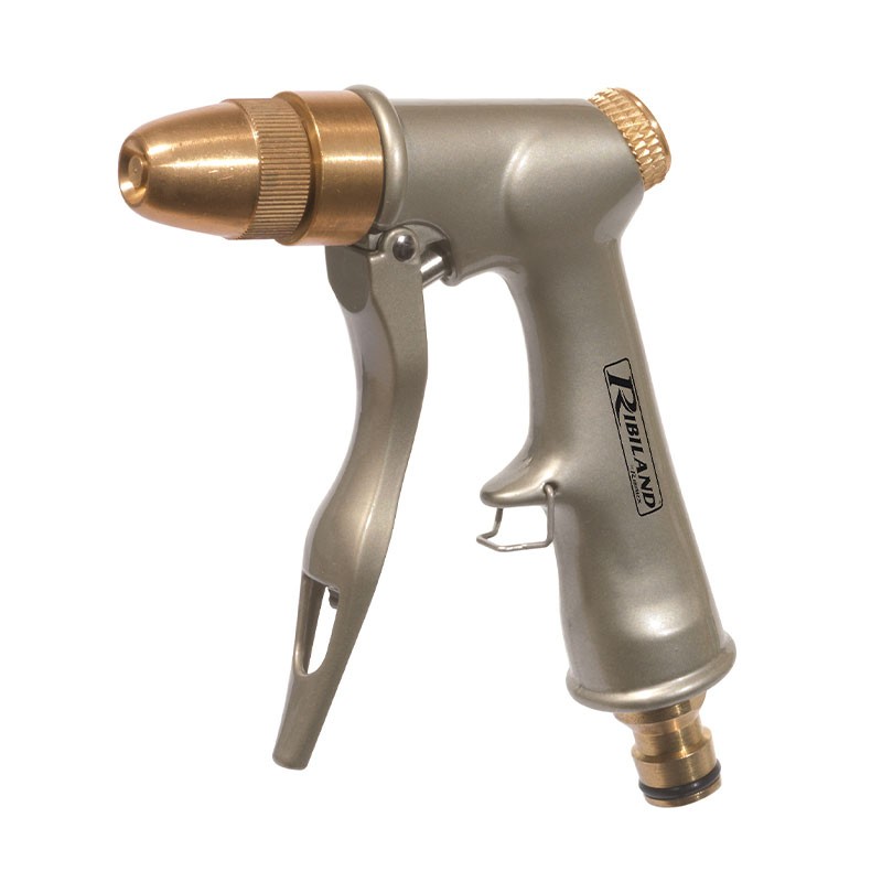 Ribiland - Pistola a spruzzo in metallo e ottone