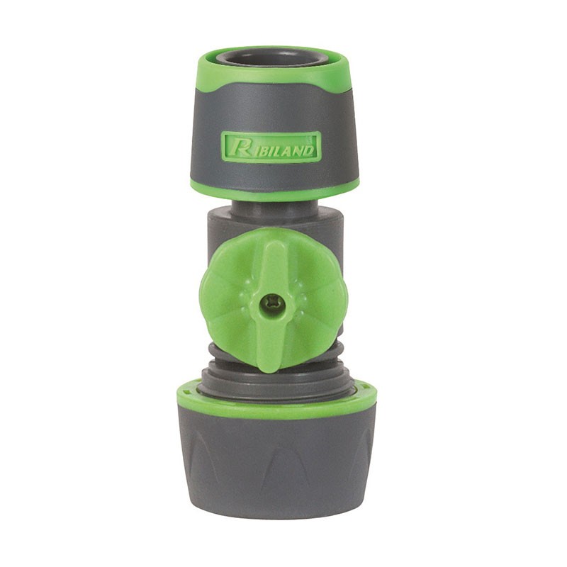 Ribiland - Universal bi-material quick coupling with stopcock