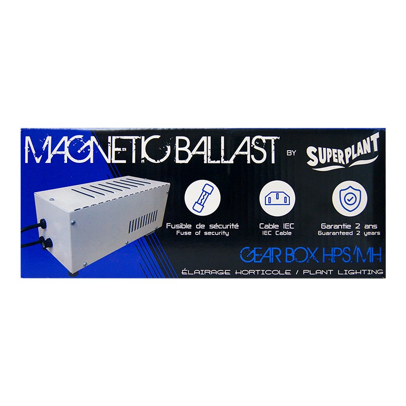 SUPERPLANT MAGNETISCHES VORSCHALTGERÄT 600W MIT HPS/MH-SICHERUNG