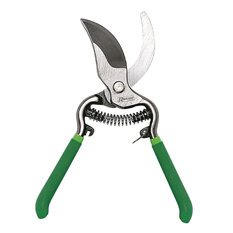 Ribiland - Forged steel curved pruning shears for Ø14mm max