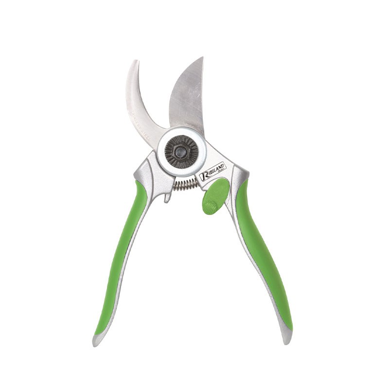 Ribiland - Cesoie verdi curve in acciaio inossidabile per Ø12mm max