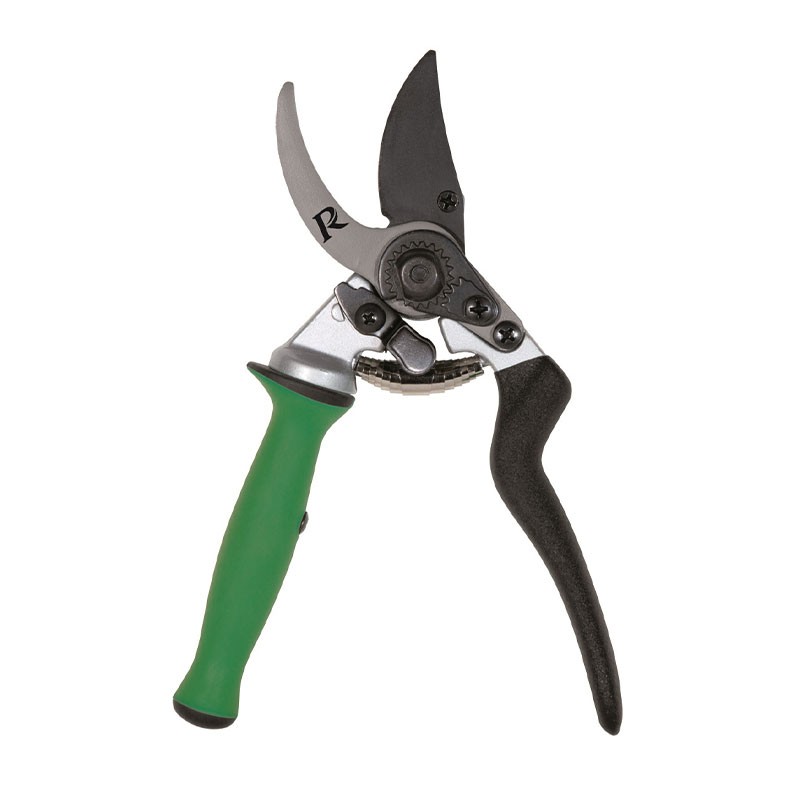 Ribiland - Curved pruning shears with rotating handle for Ø18mm max