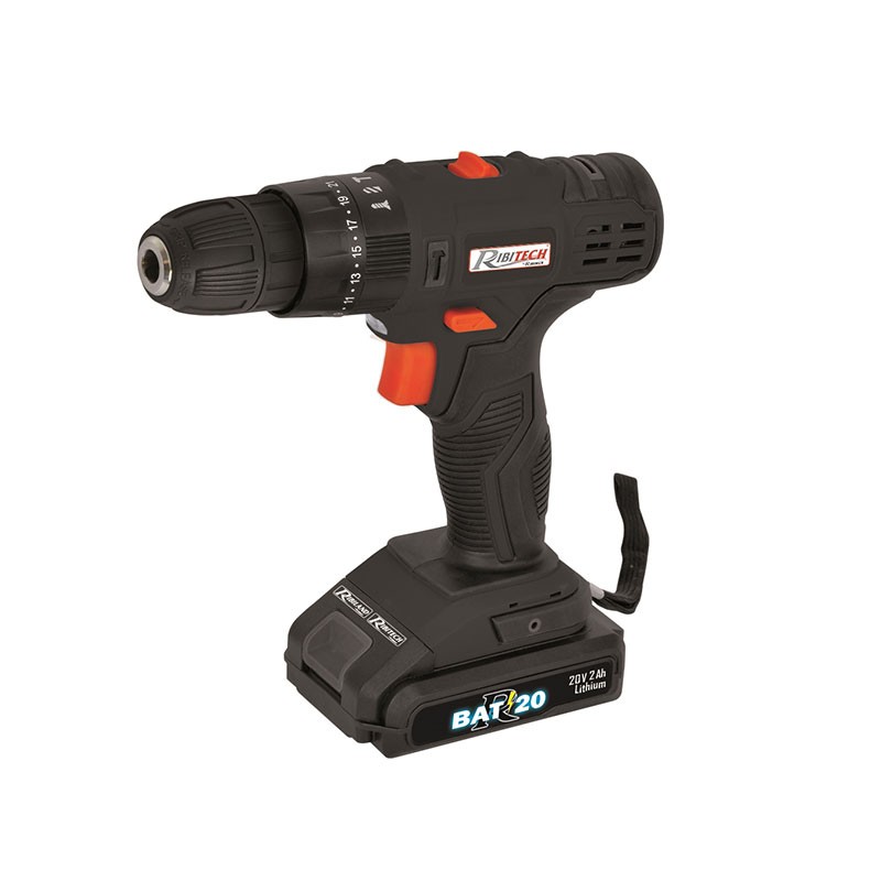 Ribitech - Impact drill-driver R-BAT20 battery 20v 2amp