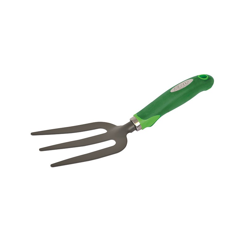 Ribiland - Horquilla de 3 púas con mango de doble material