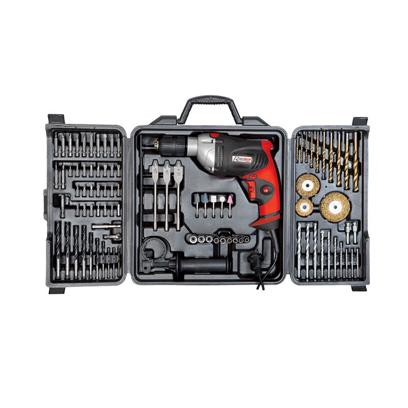 JUEGO DE 92 PIEZAS EN CAJA 810W TALADRO + BROCAS