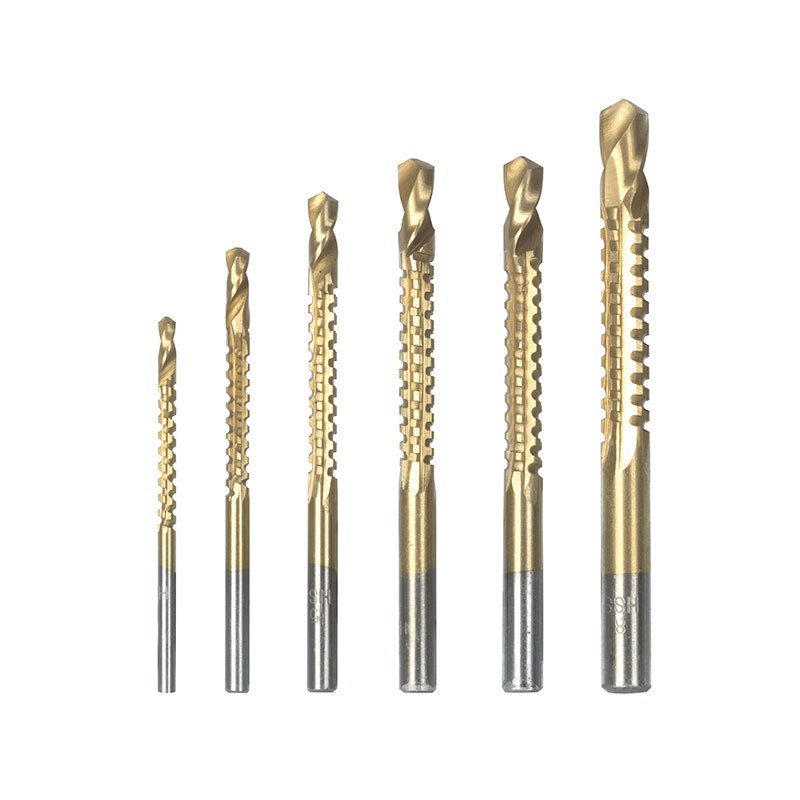 Ribitech - Forets multifonctions – Mallette de 6 : Ø 3/4/5/6/6.5/8mm