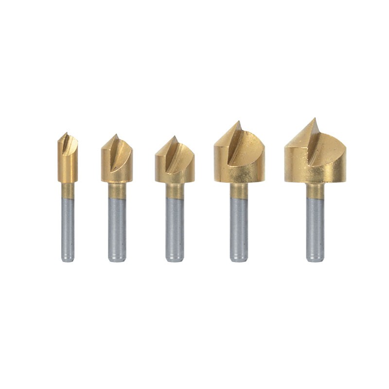 Ribitech - Conical Chamfering Burs - Case of 5 : Ø 6/10/13/16/19mm