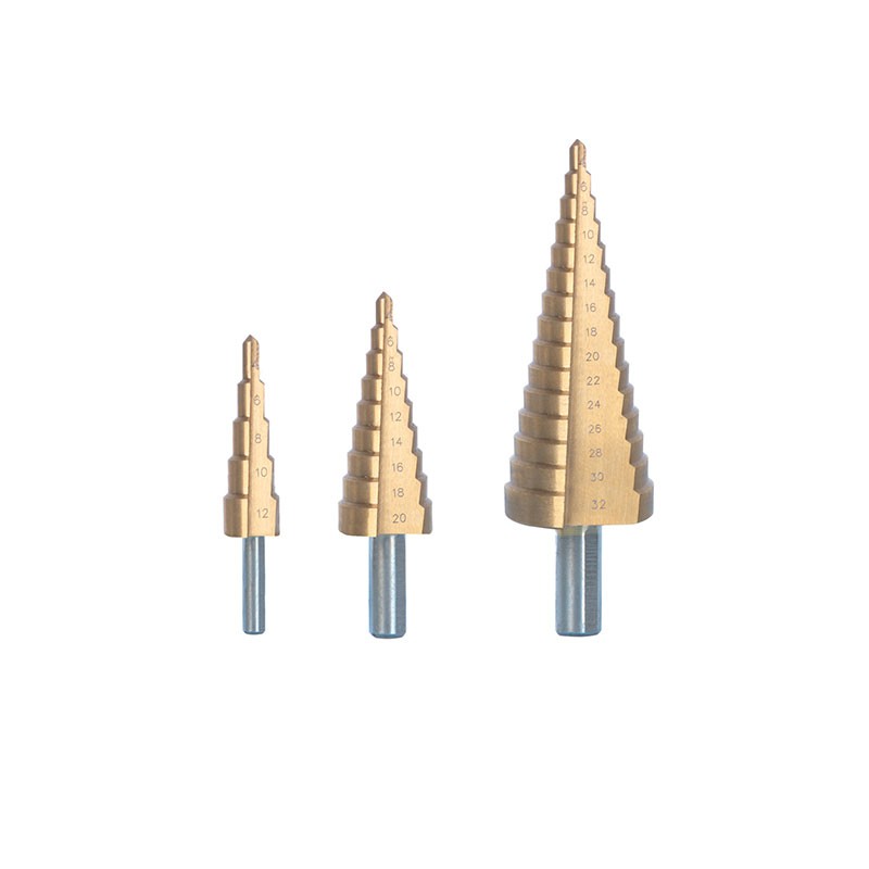 Ribitech - Forets étagés – Mallette de 3 : Ø 4-32mm / Ø 4-20mm / Ø 4-12mm