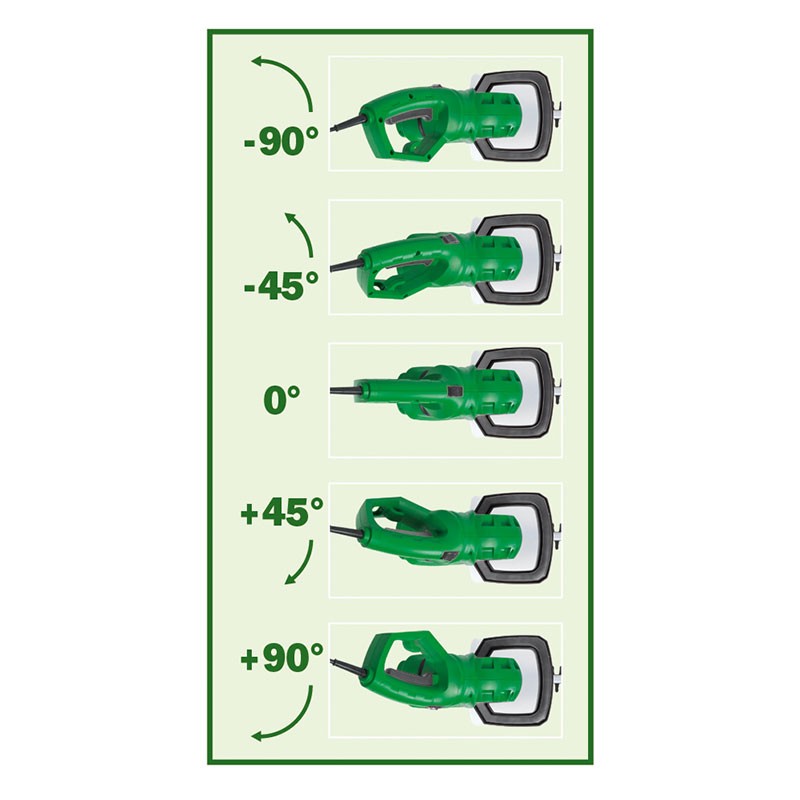 TAILLE HAIES ELECTRIQUE 710W LAMES 610MM DIAM COUPE 24MM