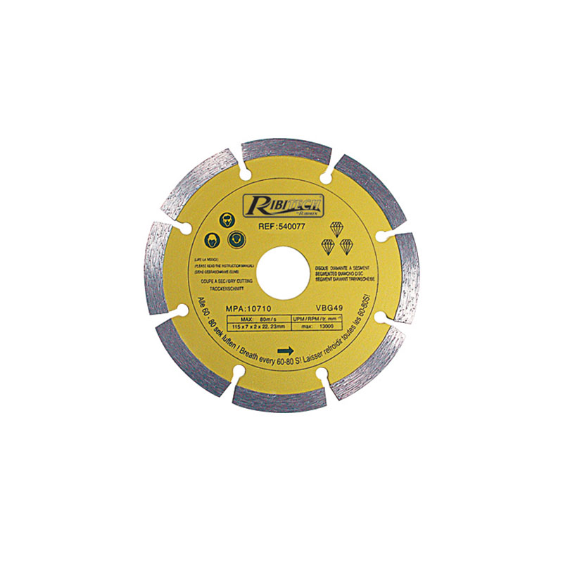 Ribitech - Diamantscheibe Segment 125mm Klasse A