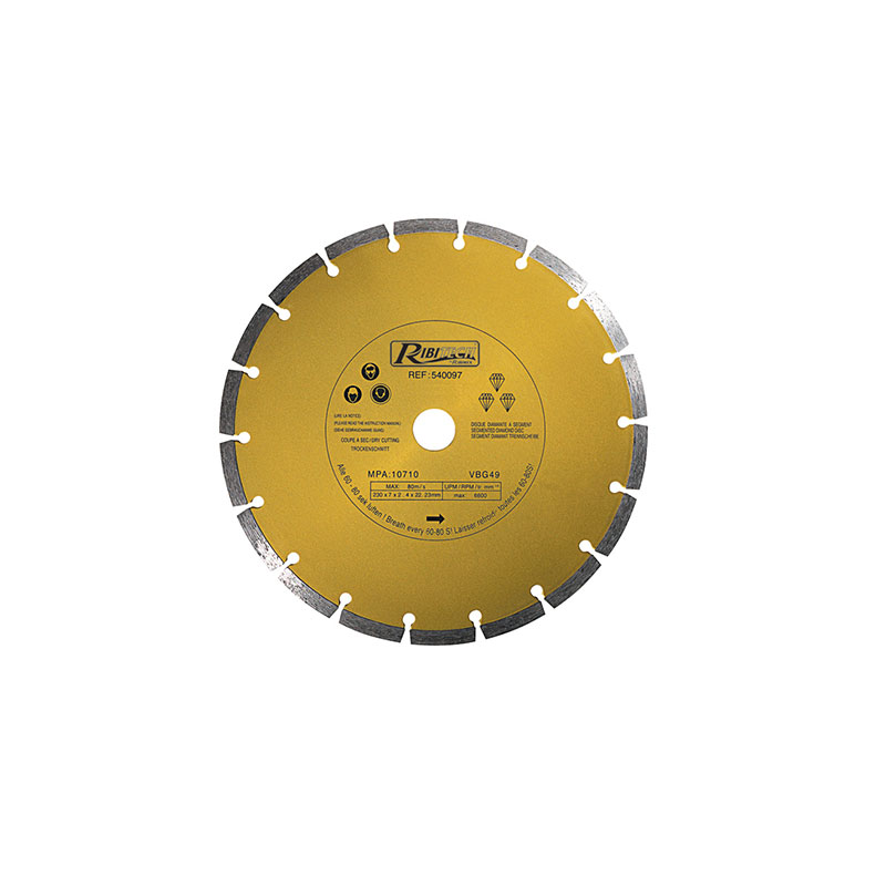 Ribitech - Segmento di disco diamantato 230mm Classe A