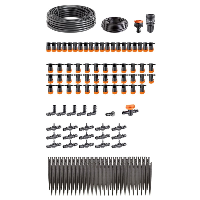Claber - Terrace drip watering kit for up to 50 plants