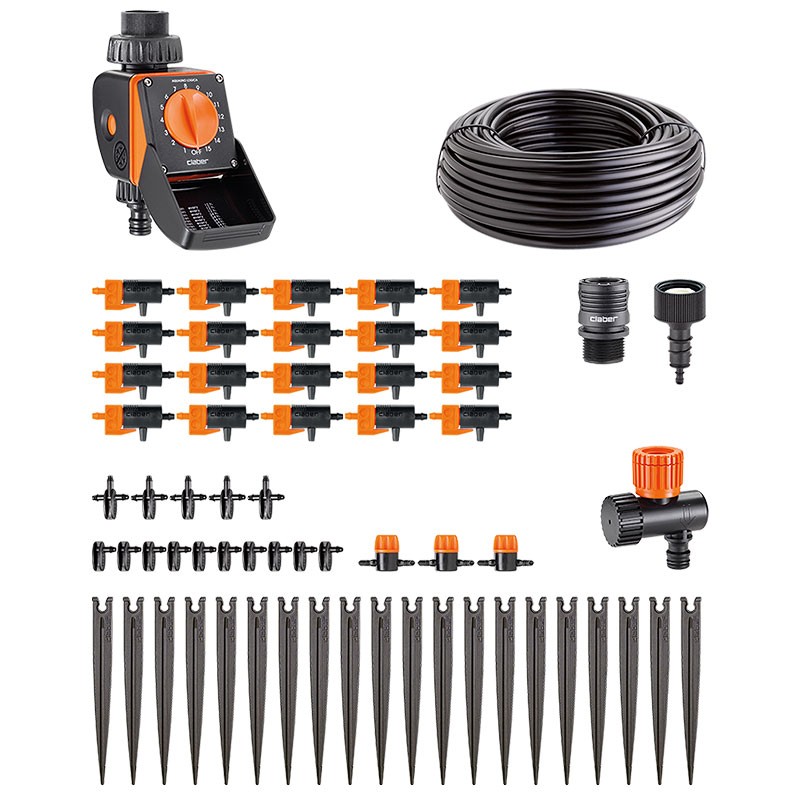 Claber - Kit Timer 20 Logica drip irrigation 20 pots