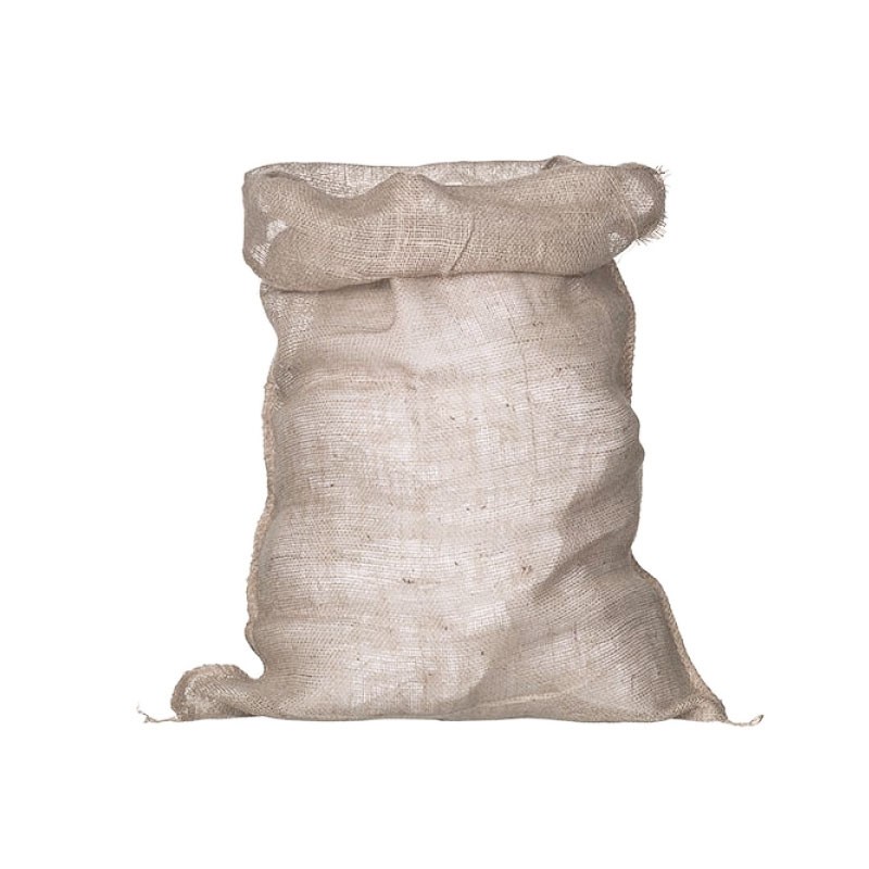 Nature - Sac en jute avec cordelette de serrage h90 X 40 cm