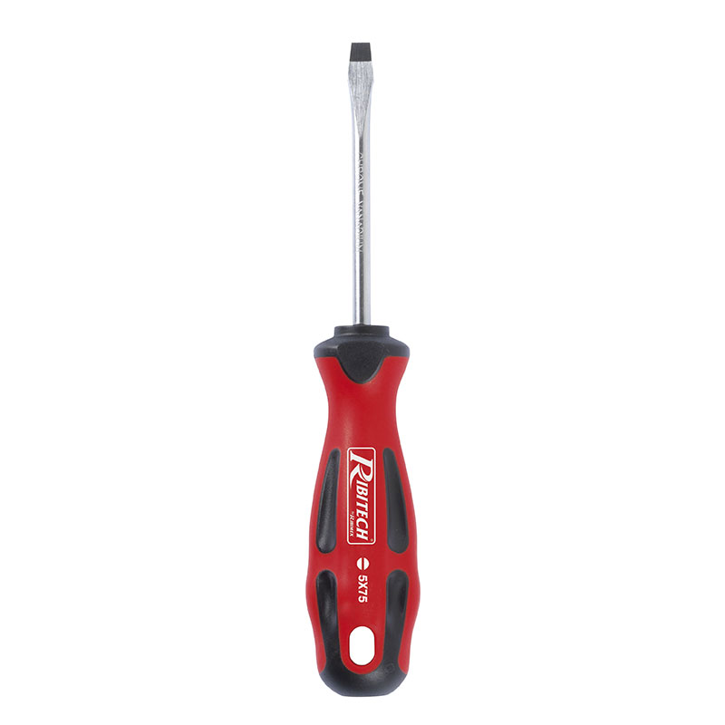 Ribitech - Cacciavite piatto 5x75mm magnetico