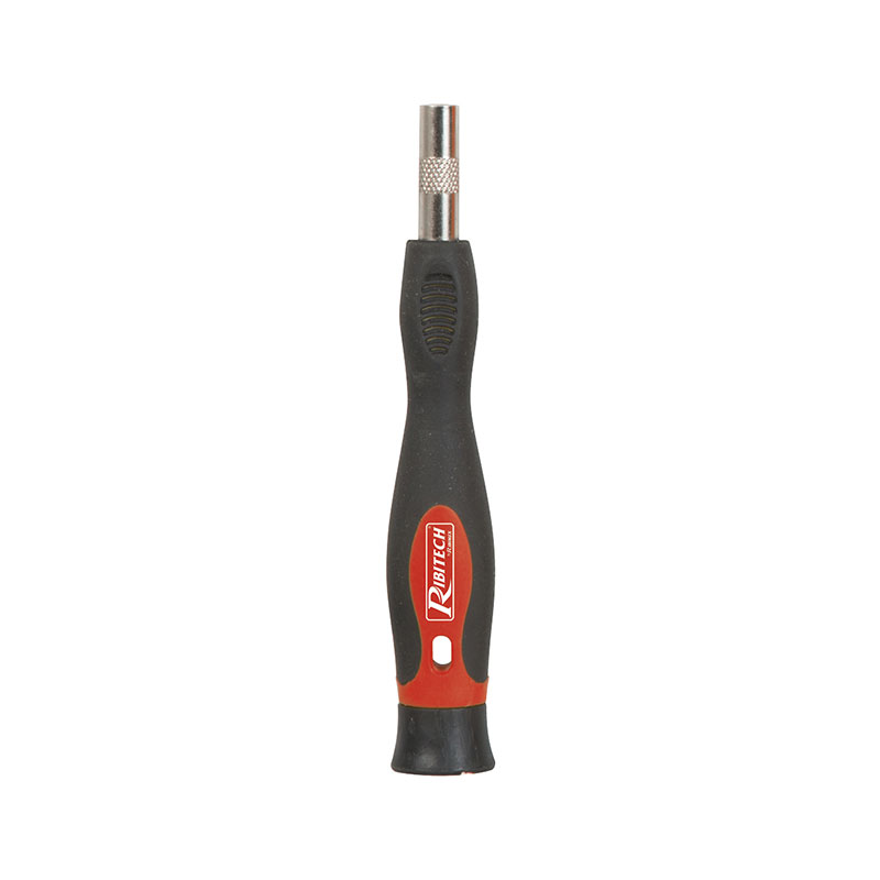Ribitech - Cacciavite a cricchetto + cacciavite di precisione con bit