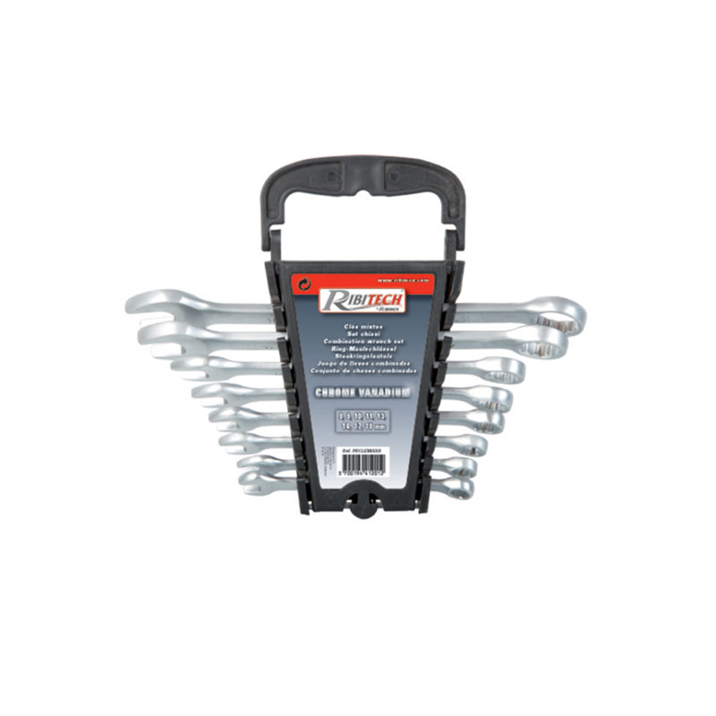 Ribitech - Lot 8 clés mixtes de Ø8mm à Ø19mm
