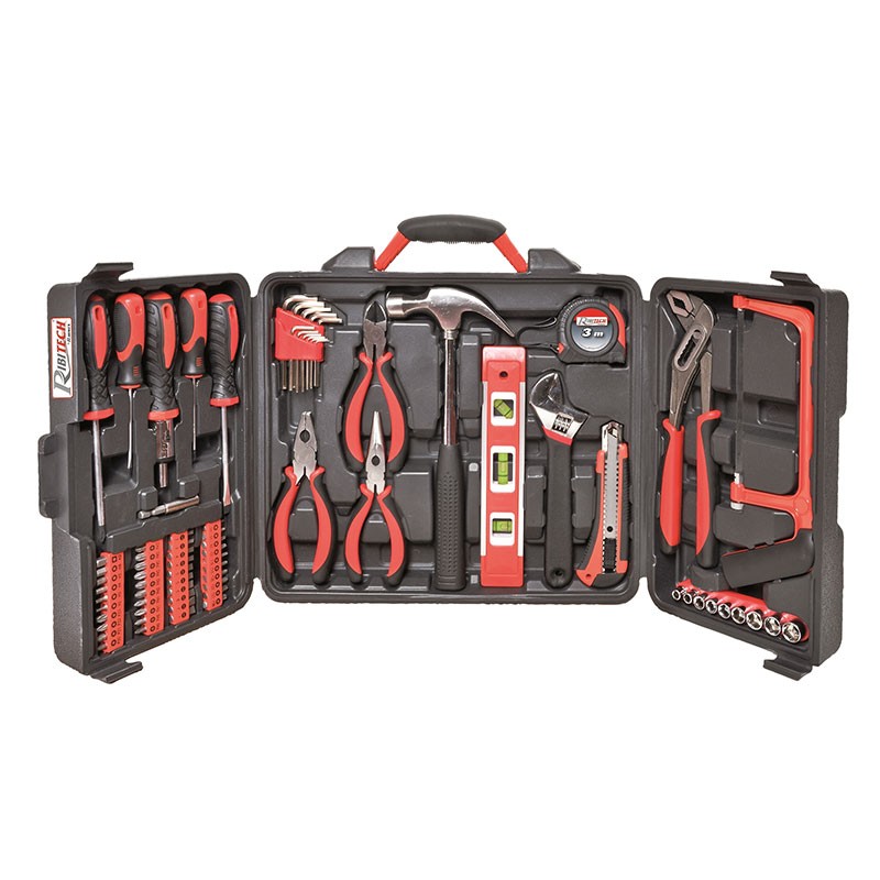 Ribitech - Set di utensili da 76 pezzi in una valigetta