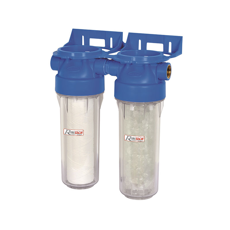 Ribitech - Filter 2st 93/4+patronen CFA, CSP, sleutel, 3/4'' draadhouder