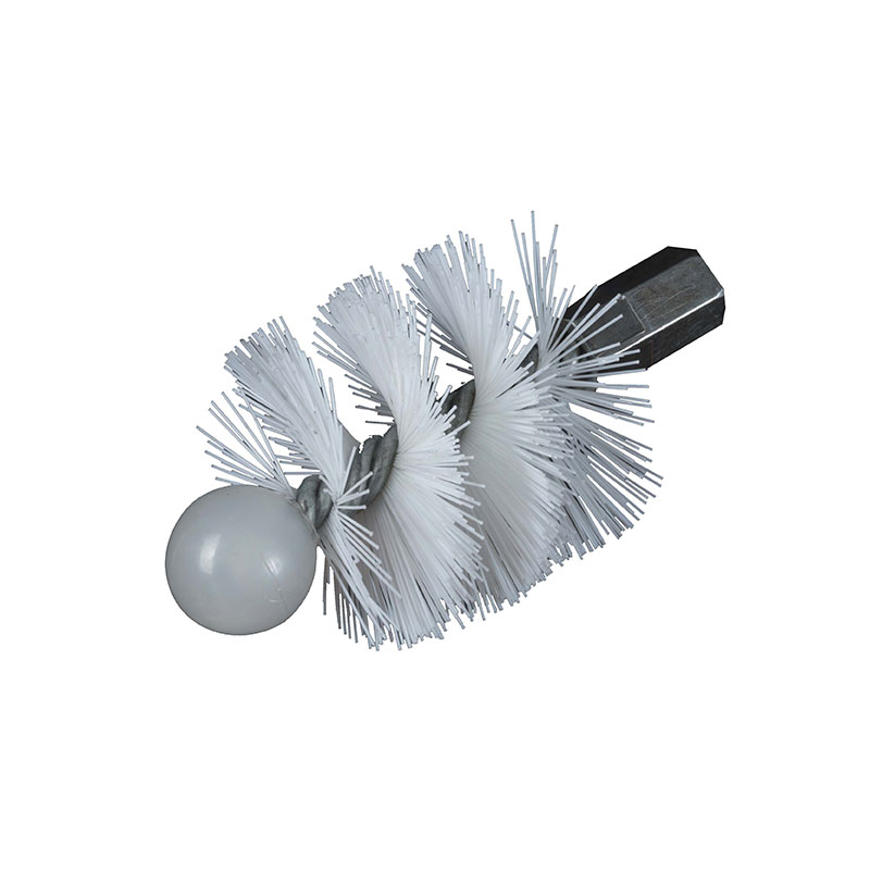 Ribitech - Erizo de nailon redondo de 120 mm con rosca M 12x175