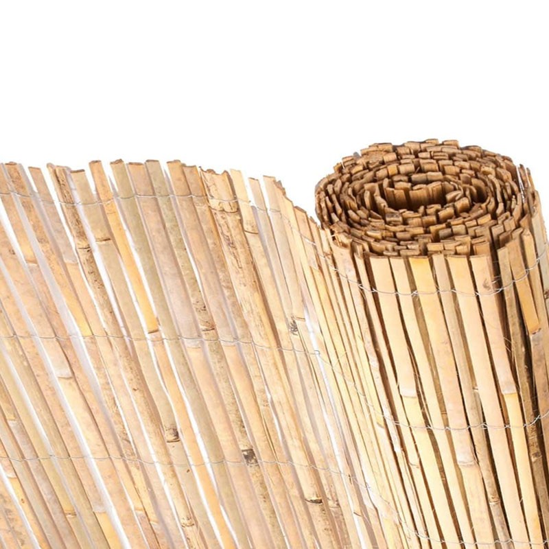 Nature - Recinto di bambù spaccato naturale - 1x5 m