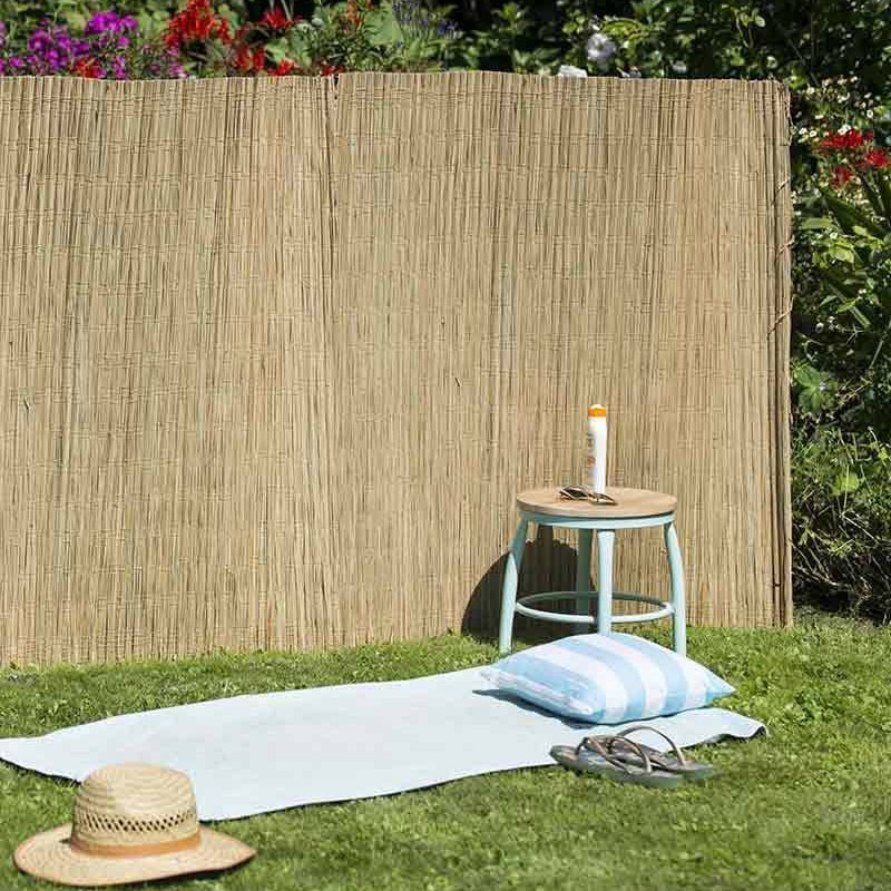 6050180 RECINZIONE NATURALE BLACKOUT SEDGE 6/7MM DI SPESSORE 1X3M