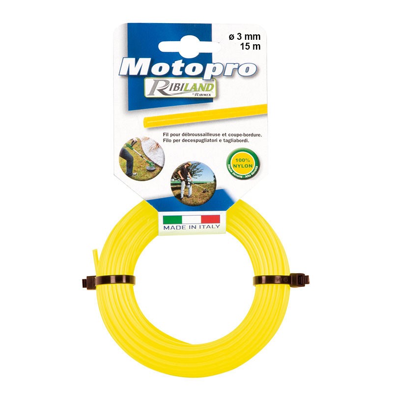 Ribiland - Arame redondo para desbastador 15m - ø3mm