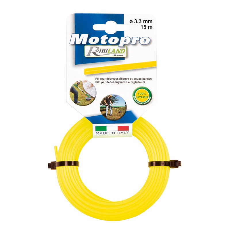 Ribiland - Filo tondo per decespugliatore 15m - ø3. 3mm