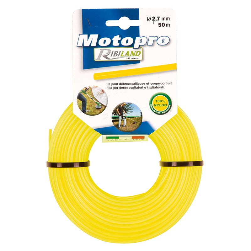Ribiland - Round wire for brushcutter 50m - ø2.7mm