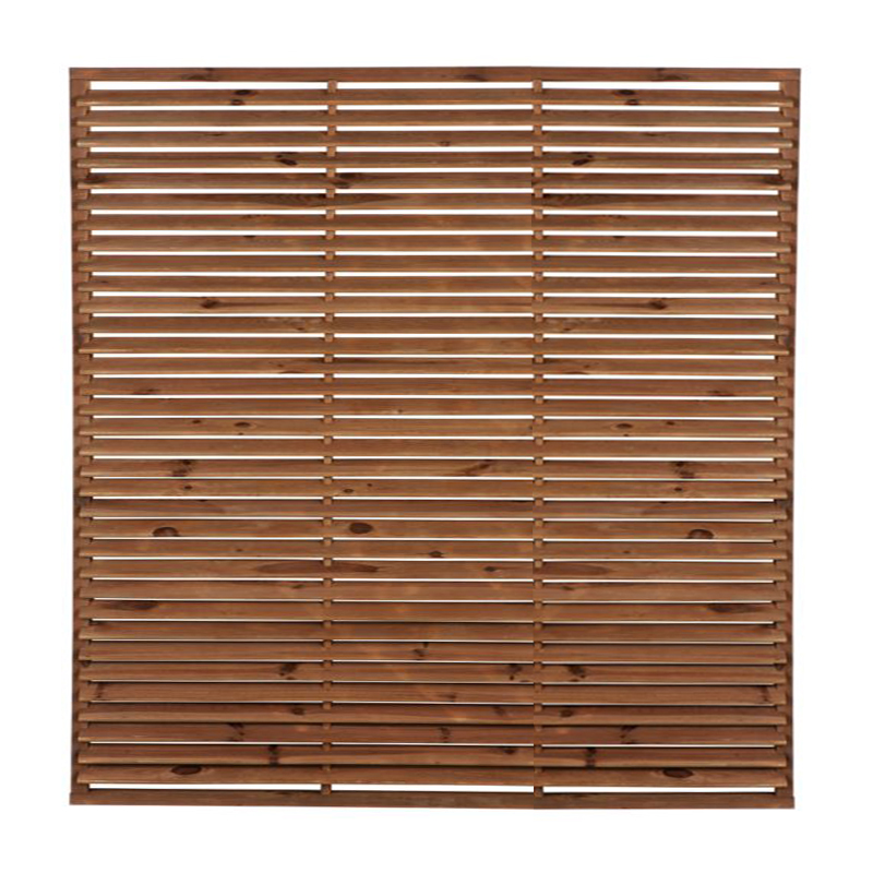 Forest-Style - Ecran Persienne marron ep75 1800x1800 mm