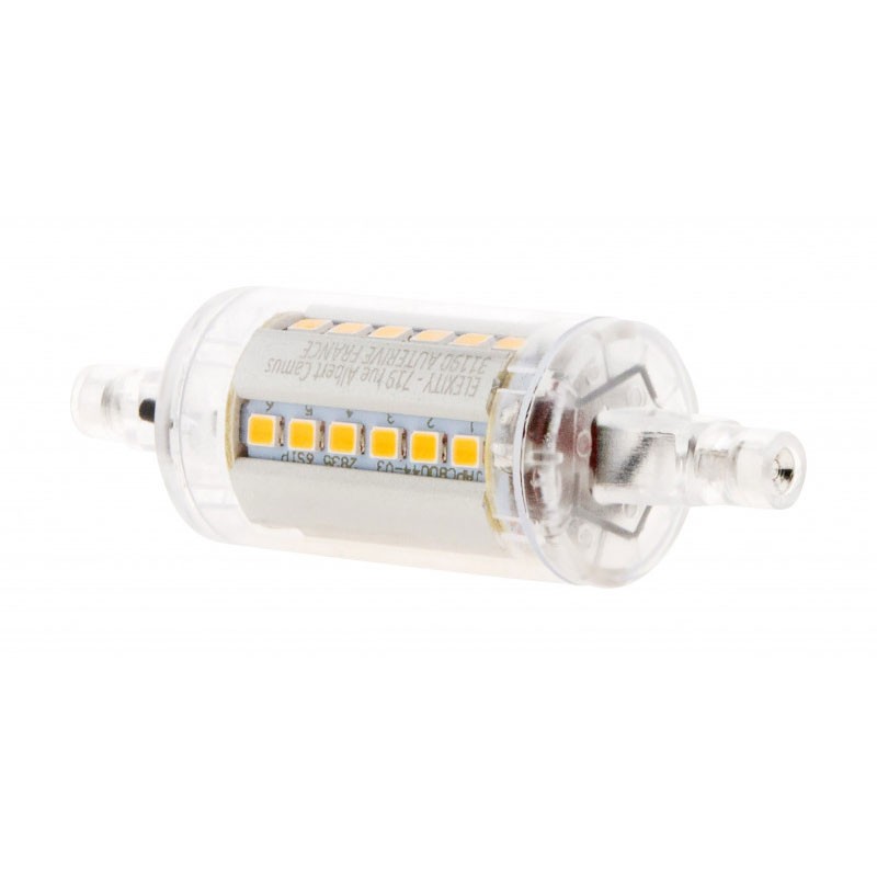 R7S 78mm 4.5W 2700K 420 Lumen LED Tube Bulb Elexity