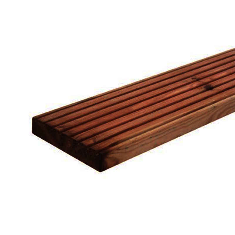Estilo Forest-Style - Lâmina de Deck Marcelo Marrom 28x145x2400 mm