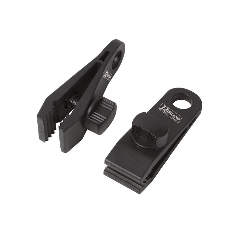 Ribiland - Juego de 4 ojales con clip