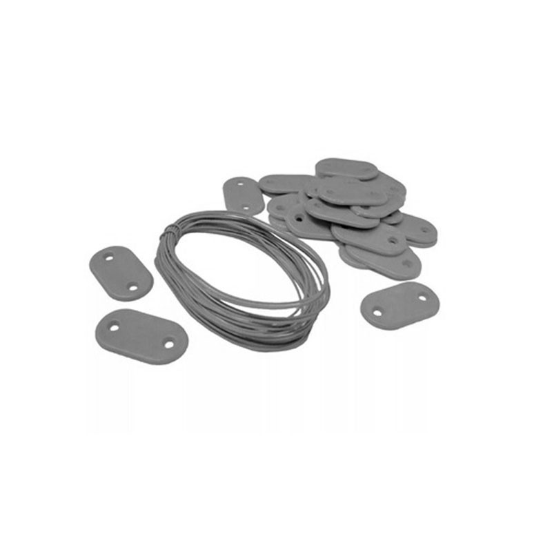 Nature - Set de fixation pour canisses gris