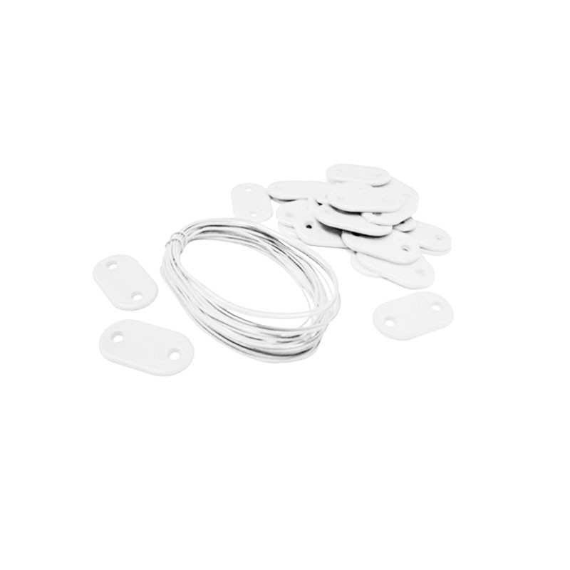 Nature - Set de fixation pour canisses blanc