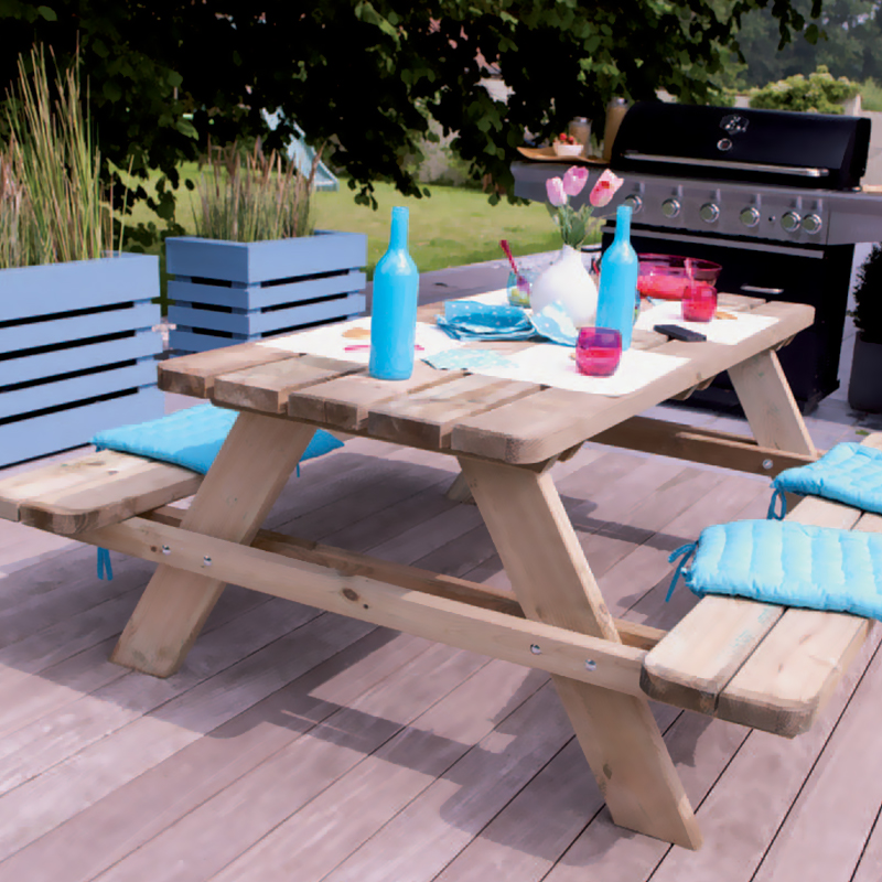 TABLE PICNIC MATISSE 1800X1650X700 MM