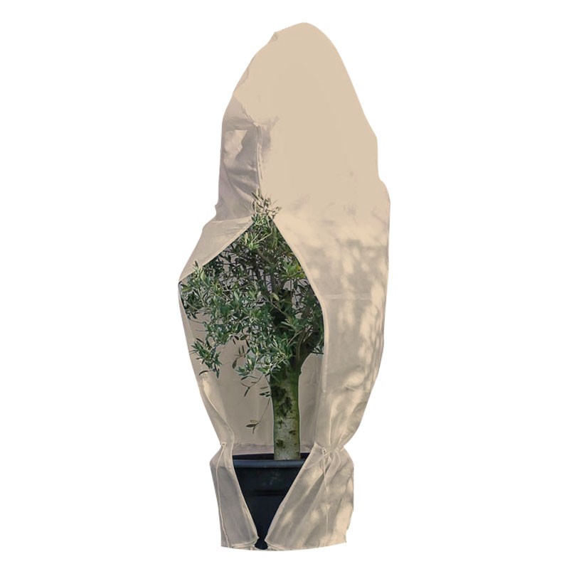 Nature - Funda de invierno con cordón - Beige - 300 x 393 cm - Diámetro 250 cm