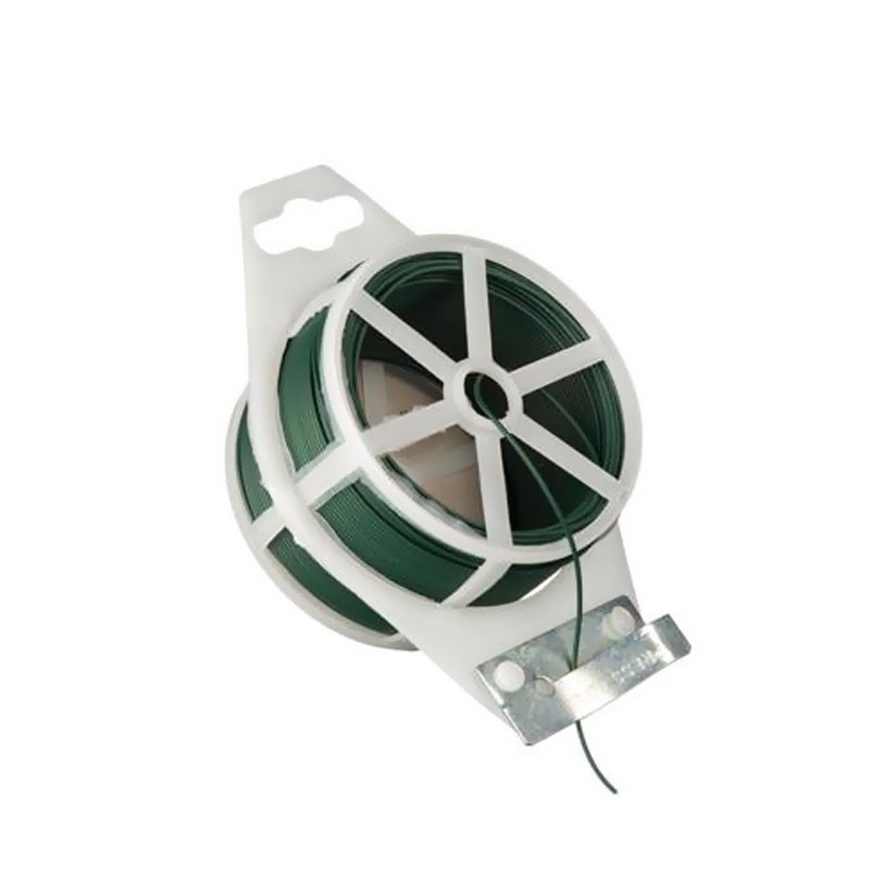 Nature - Grüner plastifizierter Draht - Durchmesser 1,2 mm x 50 m