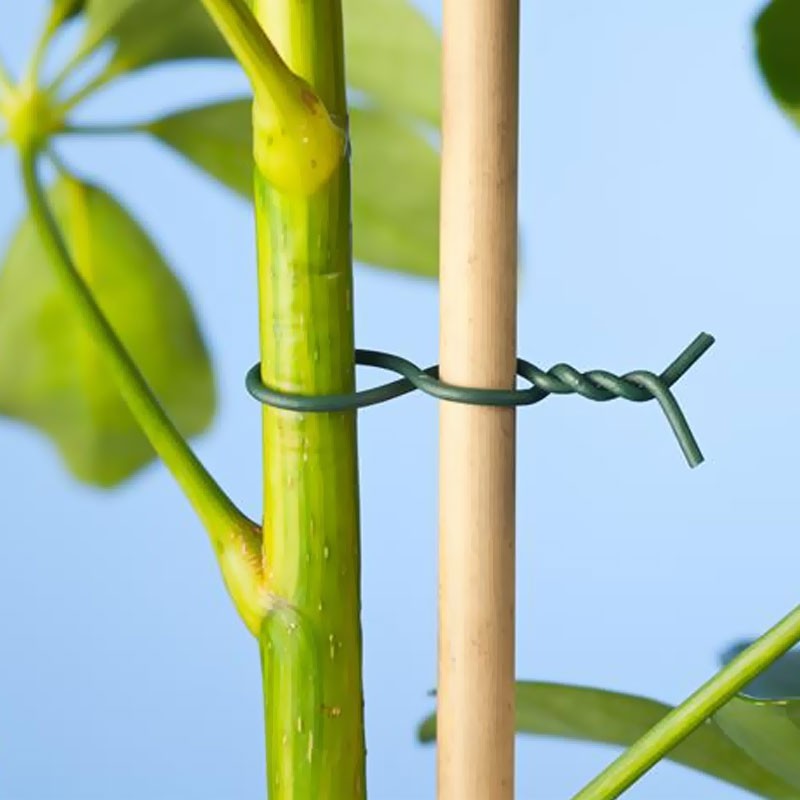 Nature - Fil de fer plastifié vert - Diamétre 1.2 mm x 50 m