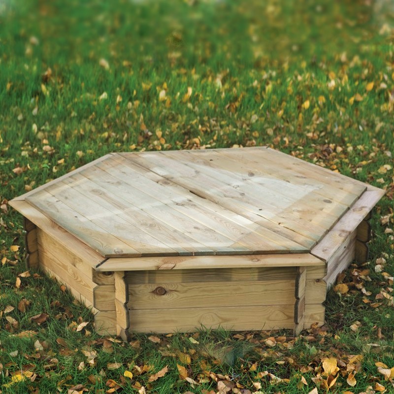 ARENERO HEXAGONAL CON TAPA 175X175CM