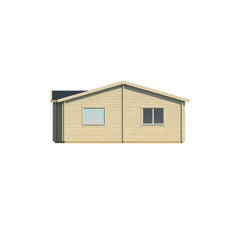 CHALET-STERRASSEN AUS 70MM RUNDHOLZ