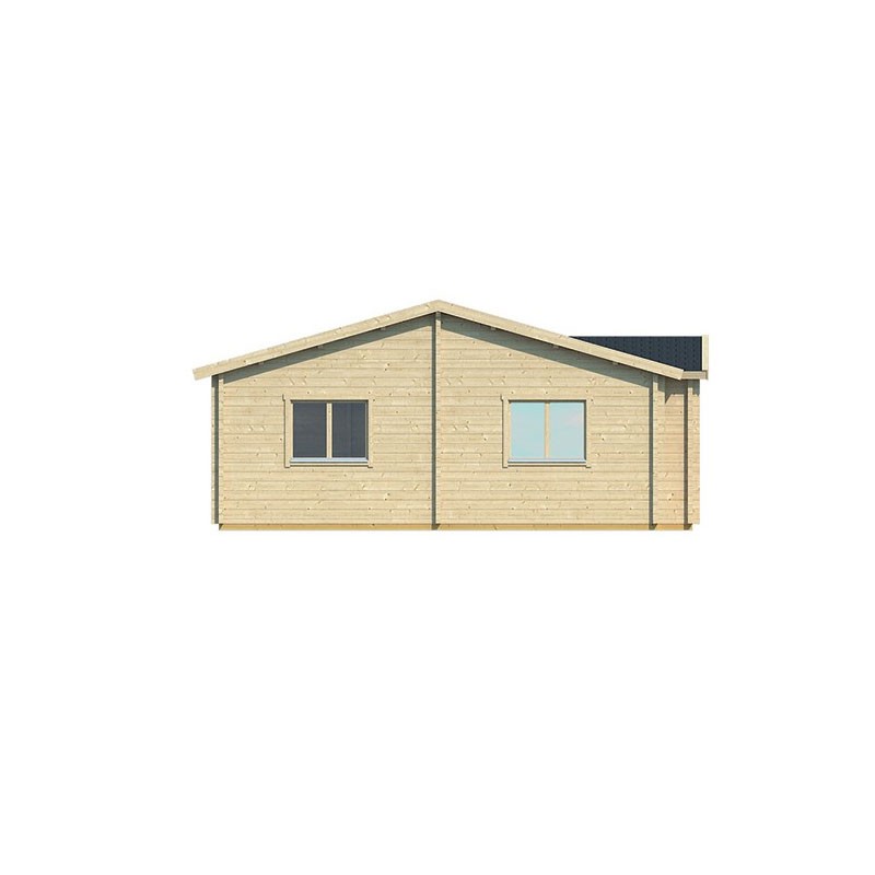 CHALET-STERRASSEN AUS 70MM RUNDHOLZ