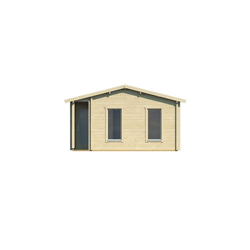 CHALET SLANE IN 70MM RUNDHÖLZERN