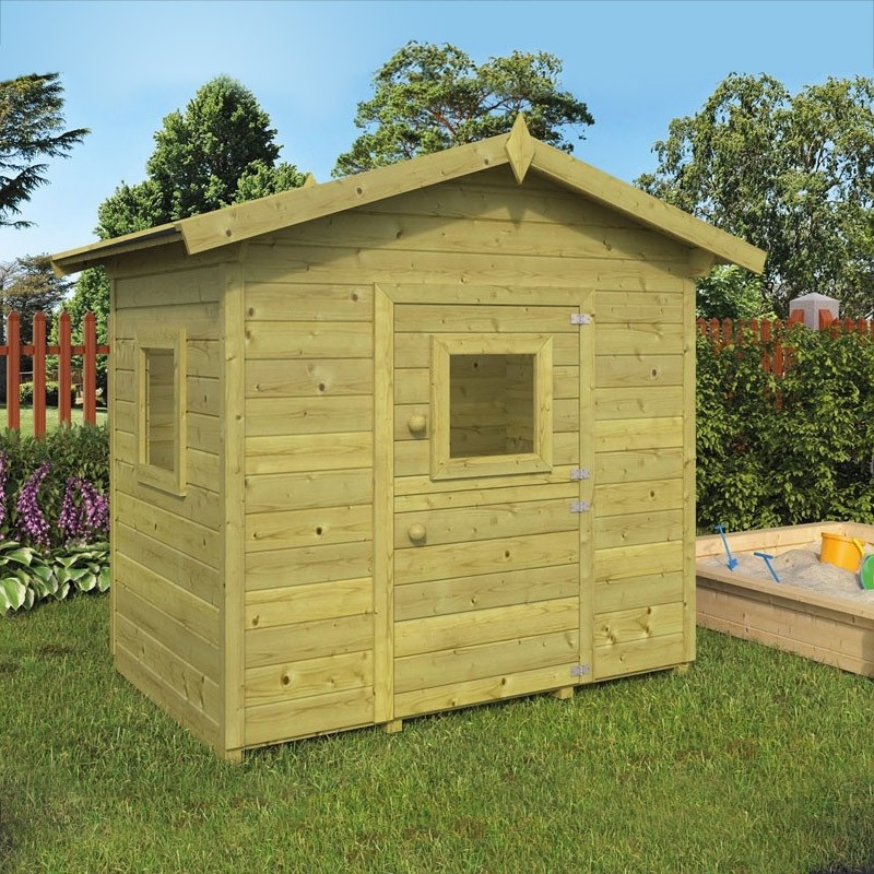 Tuindeco - Maisonnette de jeux Pippi - 140 x 100 x 150 cm