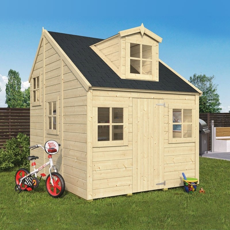 Tuindeco - Maisonnette de jeux Alice - 180 x 140 x 244 cm
